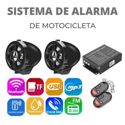 Alarma Antirrobo y Equipo de Sonido para Moto 2 en 1 – Alvi Shop