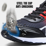 Zapatos de trabajo de seguridad con punta de acero LARNMERN - Alvi Shop Online