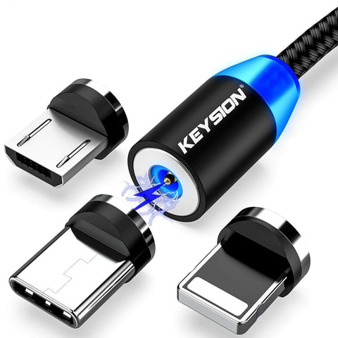Cable magnético con LED para carga rápida - Alvi Shop Online