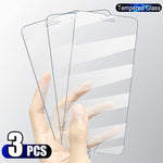 Protector de cristal templado para iPhone, 3 uds. - Alvi Shop Online