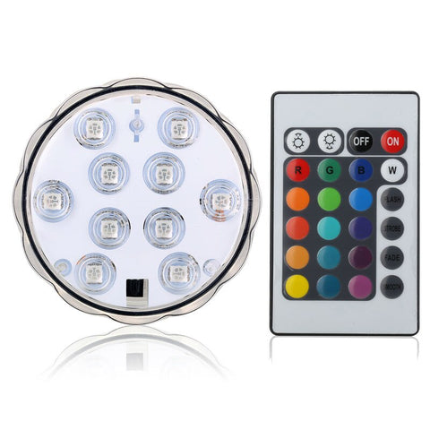 Lámpara LED RGB de varios colores con mando a distancia - Alvi Shop Online