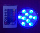 Lámpara LED RGB de varios colores con mando a distancia - Alvi Shop Online