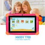 Tablet INFANTIL T-703-A HD con funda de silicona - Alvi Shop Online
