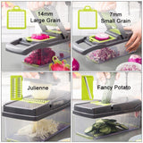 Cortador de verduras multifuncional 8 en 1 para cocina - Alvi Shop Online