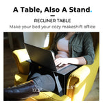 Una mesa, Un soporte, Una mesa reclinada, convierte tu sofá en tu acogedora oficina improvisada
